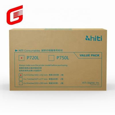 Hiti P750L Fotopapier und Band Druckkit für 4x6 Fotos Versand DHL UPS TNT FEDEX