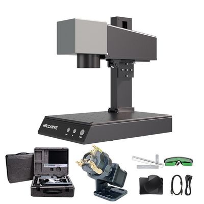 Präzisionsfaseroptische Markierung DAJA M1pro Lasergraviermaschine für Metallnamensschilder