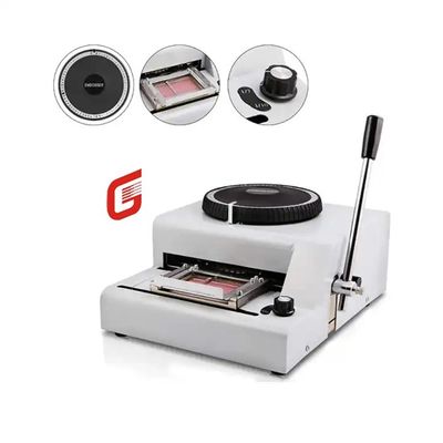 PVC-Karten-Embosser-Stempelmaschine für Visitenkarten 68/72 Daisy Wheel SDK enthalten