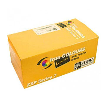 800077-742 Zebra YMCKO Ribbon 750 Bilder für ZXP 7er Drucker Schwarz Druckgeschwindigkeit 1