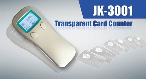 Kompaktes Design JK-3001 Handheld automatischer transparenter Kartenzähler mit ABS-Material