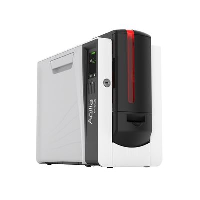 Doppelseitiger Retransfer IC ID Visitenkarten-Drucker mit 3,5 Zoll Farb-LCD-Touchscreen