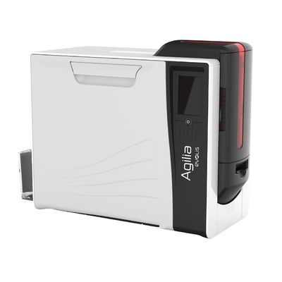 Doppelseitiger Retransfer IC ID Visitenkarten-Drucker mit 3,5 Zoll Farb-LCD-Touchscreen