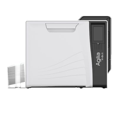 Doppelseitiger Retransfer IC ID Visitenkarten-Drucker mit 3,5 Zoll Farb-LCD-Touchscreen