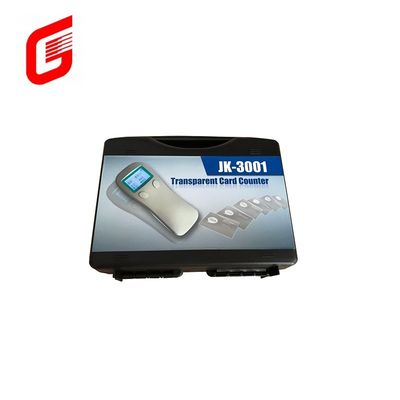 JK-3001 Handheld automatischer transparenter Kartenzähler für Karten bis zu 0,4 mm Dicke