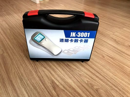 JK-3001 Handheld automatischer transparenter Kartenzähler für Karten bis zu 0,4 mm Dicke
