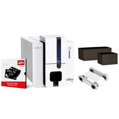 Evolis Edikio FLEX Tag-Drucker Namenkarte 12 Punkte/mm 300dpi USB Ethernet für vollständige Tags