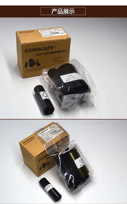 Original DIC10580 YMCKO Farbband-Kit 250 Bilder pro Rolle für DCP 350 ID-Kartendrucker