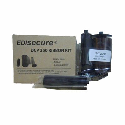 Original DIC10580 YMCKO Farbband-Kit 250 Bilder pro Rolle für DCP 350 ID-Kartendrucker