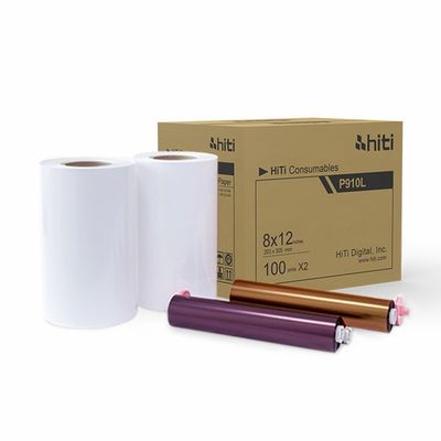 P910 Verbrauchsmaterialien für Fotodrucker 8*12 Papier- und Bandkit für professionelle Ergebnisse