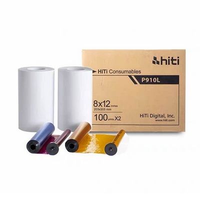 P910 Verbrauchsmaterialien für Fotodrucker 8*12 Papier- und Bandkit für professionelle Ergebnisse