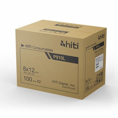 P910 Verbrauchsmaterialien für Fotodrucker 8*12 Papier- und Bandkit für professionelle Ergebnisse