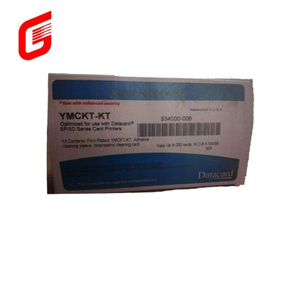 300 Ausdrucke Datenkarte CD800 Band YMCKF-KT Fluoreszenzband kompatibel mit 534000-006