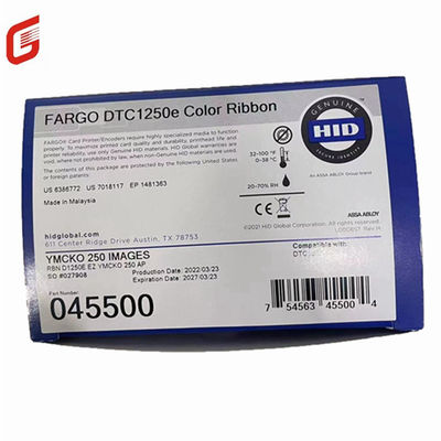 Original 045500 YMCK Band für DTC1250e Business ID IC Card Drucker Leistung