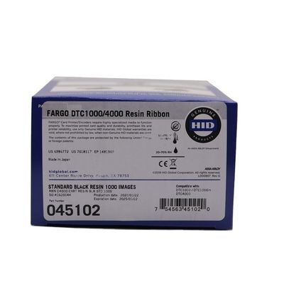 Dauerhafte Original 45102 1000 Bilder Standard schwarzes Band für DTC1000 DTC1250e Drucker