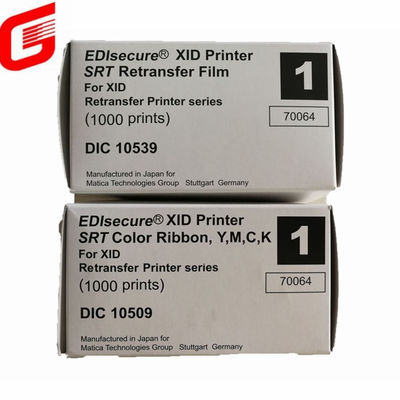 Matica XID8100 IC ID PVC Visitenkartendrucker DIC10509 und DIC10539 YMCK Farbband