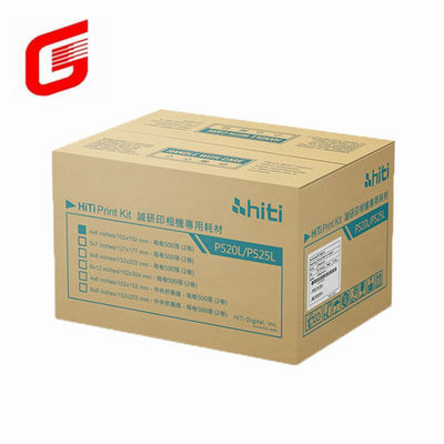 Top- Hiti P525L Fotopapier und Band Druck-Kit für 5x7 &quot; 127x177 mm Fotos 290 Drucke
