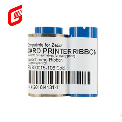 COMPATIBLE Band Typ Zebra 800015-106 Gold für P330i 430i Kartendrucker 1000 Bilder