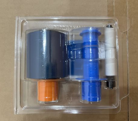 Breite 9mm Original versteckt Fargo 45610 YMCKO Vollfarbband für DTC1500 500 Drucke