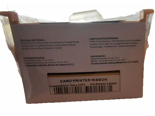 Zebra ZXP Serie 3 Kompatibles YMCKO Band 800033-340WM für P100i P100m P110i P120i