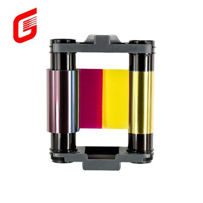 Evolis CBGR0100C Badgy100 / 200 YMCKO Farbband 100 Drucke/Rolle Kompatibel