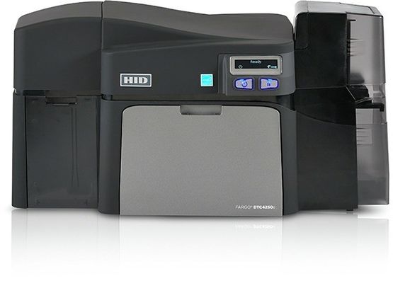 Schwarz Druckgeschwindigkeit 6 Sekunden pro Karte HID Fargo DTC4250e Doppelseitiger Ausweis-Kartendrucker