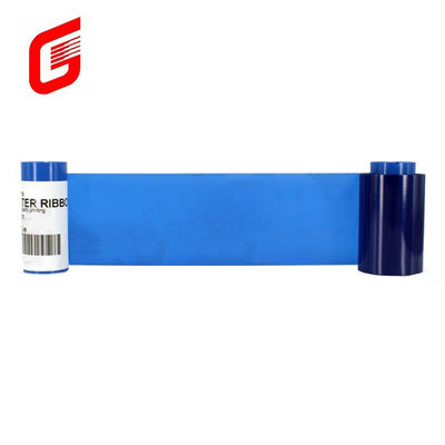 1000 Bild Blau Band für Zebra P310i P330i Drucker Blau 800015-104