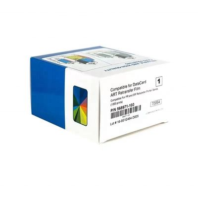 Datenkarte 568971 001 YMCK Farbband und 568971 103 Retransferfilm für SR200 SR300 RP90 RP90