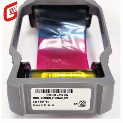 Zebra ZC100 / ZC300-Serie ID-Karten-Drucker Band 800300-252CN YMCKO Farbe 300 Drucke