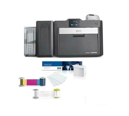 Holen Sie sich die besten Ergebnisse mit HID Fargo HDP6600 Doppelseitiger Ausweiskartendrucker und 084911 Band