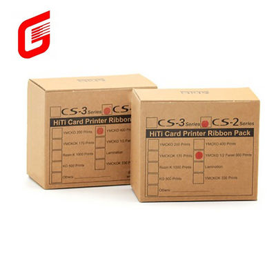 CS-2 Kompatibles YMCKO-C6 Farbband für HITI CS-220e Kartendrucker 400 Drucke/Rolle