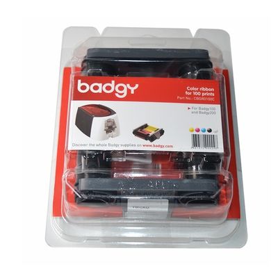 9mm Breite CBGR0100C Farbband Kompatibel mit Badgy100 und Badgy200 Kartendrucker