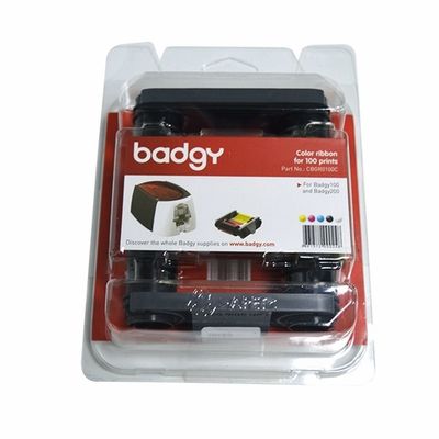 9mm Breite CBGR0100C Farbband Kompatibel mit Badgy100 und Badgy200 Kartendrucker