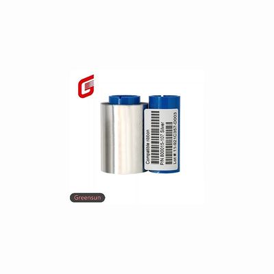 Kompatible Zebra P310i P330i P430i Einfarbiges Silberband 800015-107 für P300C P300F P420i P520i