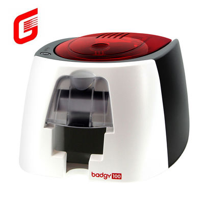 Evolis Badgy100 Einseitiger Smart Plastic Business IC-ID-Kartendrucker USB-Verbindung