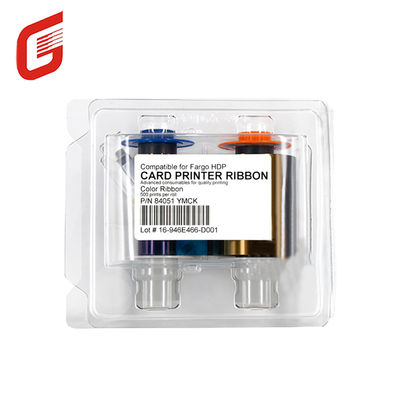 Fargo HDP 5000 PVC-Kartendruckerband in YMCK-Farbe mit langlebigem Nylonmaterial