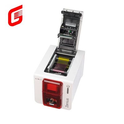 Hochgeschwindigkeits-Farbdruckmaschine YMCKO Evolis Zenius Einseitiger PVC-ID-Kartendrucker für CR80-Karten