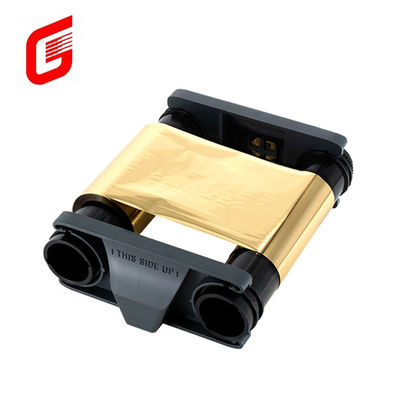 Kompatibles Band CBGR0500GL für Badgy 100 200 ID-Kartendrucker Metallgold 500 Bilder