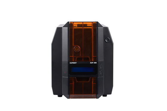 Doppelseitiger PVC-Kartendrucker Suprint SUP-400 mit 300DPI-Auflösung und Farbstoffsublimation