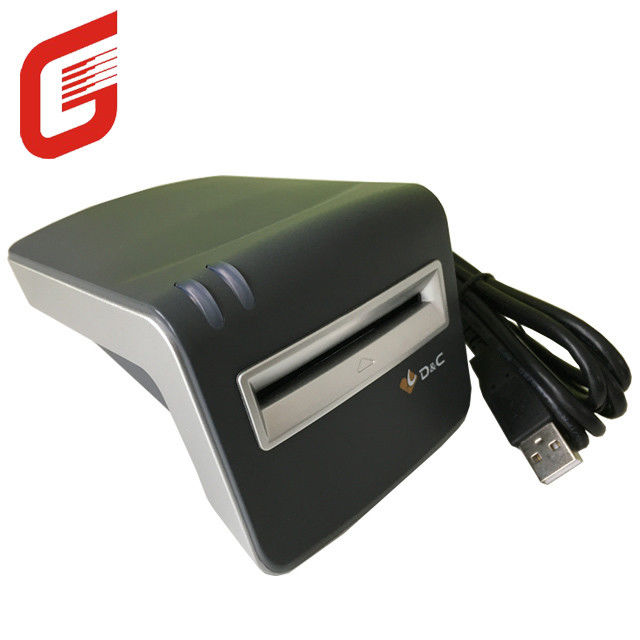 Benutzerfreundlicher D C T6-U-I Kontakt-IC-Kartenleser mit 350 g Gewicht und 1,5 M-USB-Kabel