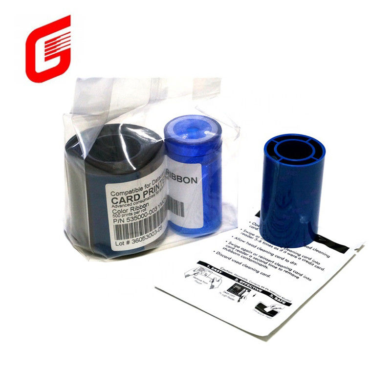 Breite 9mm 500 Bilder Datenkarte CD800 YMCKO Farbband 535000-003 für den Kartendrucker