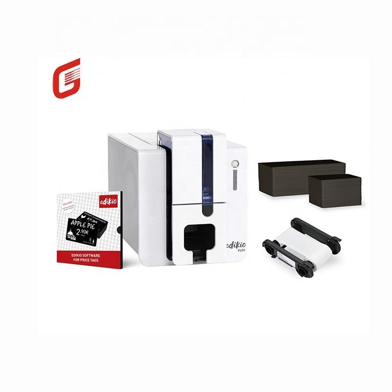 Evolis Edikio FLEX Tag-Drucker Namenkarte 12 Punkte/mm 300dpi USB Ethernet für vollständige Tags