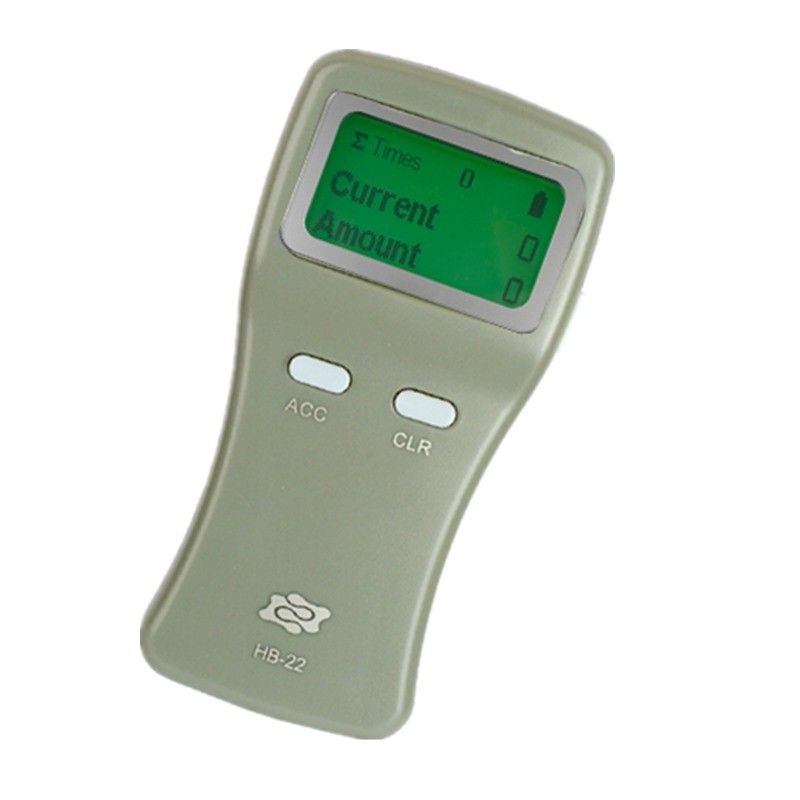 HB-22 Handheld Plastic Smart Card Counter mit Grafik-LCD und 0,25 mm Kartendicke