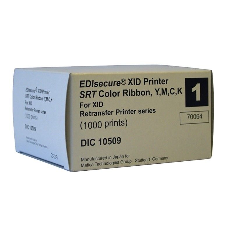 Matica XID8100 IC ID PVC Visitenkartendrucker DIC10509 und DIC10539 YMCK Farbband