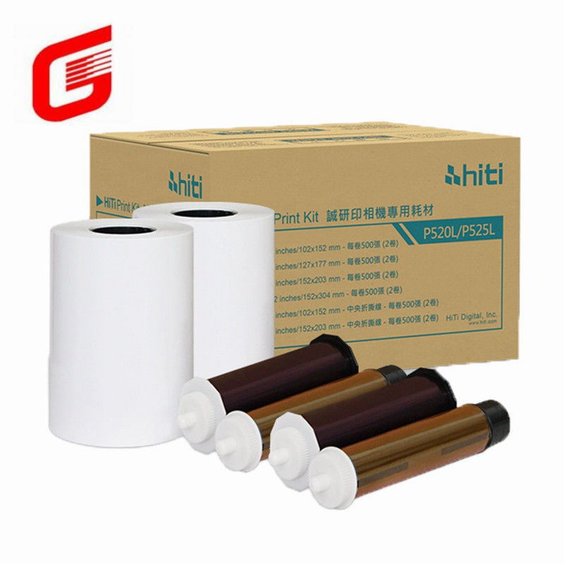 Top- Hiti P525L Fotopapier und Band Druck-Kit für 5x7 &quot; 127x177 mm Fotos 290 Drucke