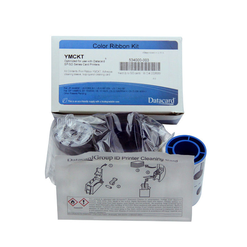 Datenkarte SP55 SD260 YMCKT Farbdruckerband 534000-003 500 Drucke/Rolle und langlebig