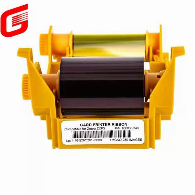 Zebra ZXP Serie 3 Drucker 800033-340 YMCKO Farbband 280 Drucke für Kartendrucker