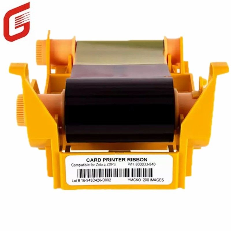Karton Größe 57X32X28,5 cm 800033-840 YMCKO Kompatibles Band für Zebra ZXP3 Drucker